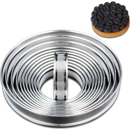 12pcs/lot 6cm-20cm English Muffin Rings tart ring pie ring pie circle tartlet ring tart ting