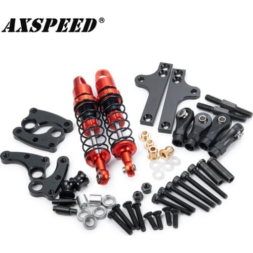 AXSPEED RC Car Cantilever Kit Suspension Shock Absorber Set for 1:10 Axial SCX10 II 90046 RC Crawler Car Shocks Parts