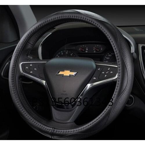 Suitable for Chevrolet Cruze Monza Cavalier Volando Malibu leather steering wheel cover