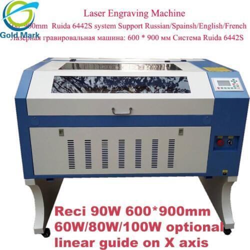 JINZHIYIN Laser Cutting Machine 6090 Laser Engraver Ruida 90W Reci Laser Cutter For Acrylic Plywood Cloth Paper Plastic New 2018