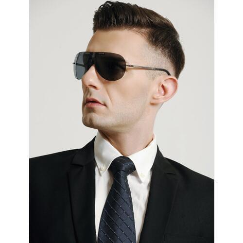 Mens folding brand luxury folding one nylon polarized sunglasses portable brand classic cool women sunglasses glasses 8101N