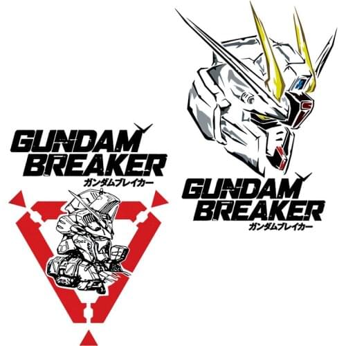 Three Ratels CC53 GUNDAM breaker Super Staffie decal on Wall Fridge Toilet car bike