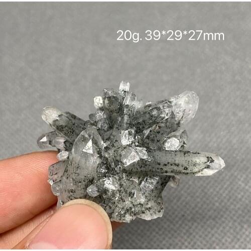 Natural red crystal and pyrite symbiosis healing crystal