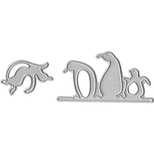 Penguin Metal Cutting Dies Stencil DIY Scrapbooking Album Stamp Paper Card Embossing Decor Craft dies scrapbooking