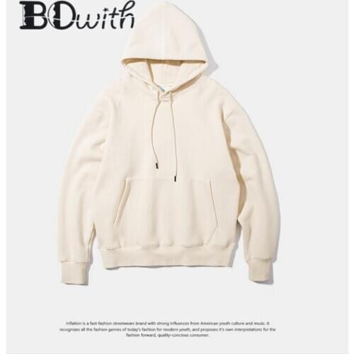 Ivory Casual Long Sleeve Thickened Sweatershirt Hoodie Pocket Hoodies Sports Suits Sweatshirts for Men Hoodies for Men