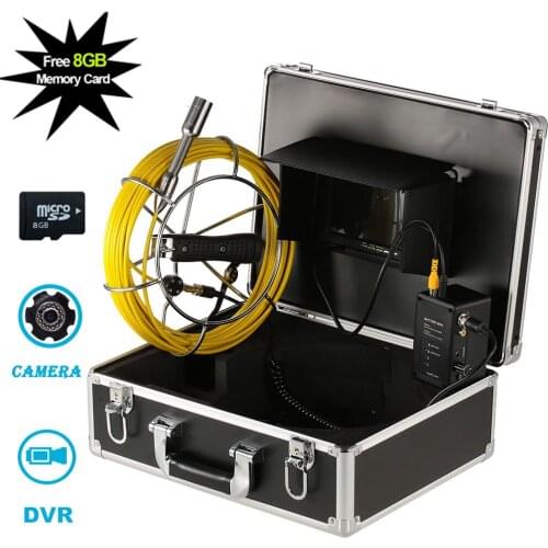 7inches 1000TVL 23MM Camera Waterproof Pipe Inspection Industrial Endoscope 20M Cable Drain Camera For Sewer Borescope