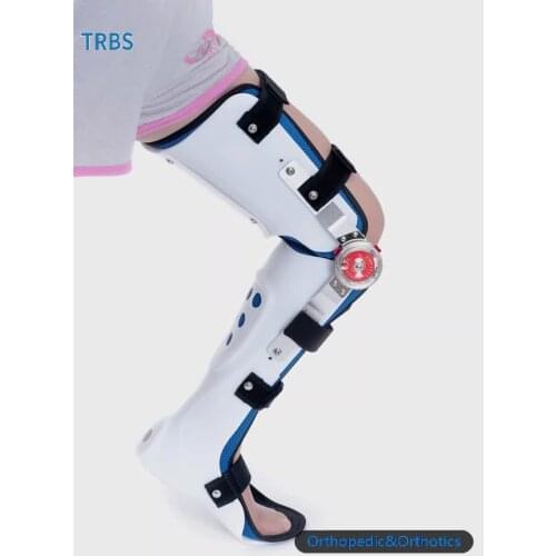 KAFO ROM Hinged Knee Brace Adjustable Dynamic Knee Joint Brace Fracture Knee Leg Rehabilitation Equipment Rehabilitation