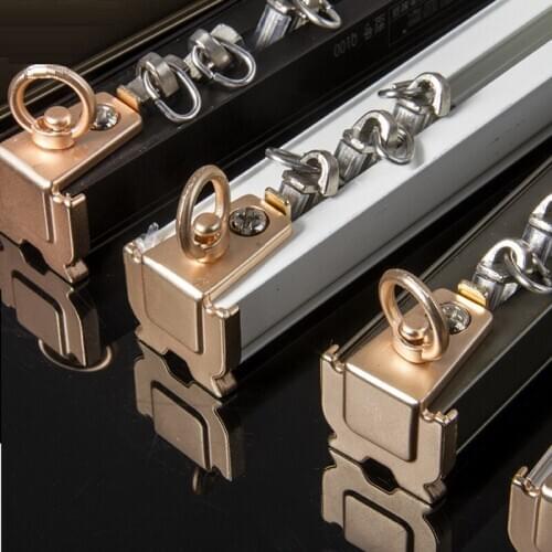 Luxury Aluminium Curtain Tracks (Size 22x16mm,Thickness 1.2m) Customize Length Free Shipping