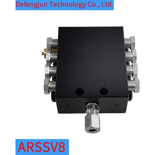 Lubrication Equipment Direct Sales SSV8 Series Single Line Distributor Progressive Dry Oil Integral Distributor