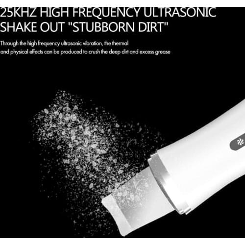 Ultrasonic Skin Scrubber Electric Blackhead Removal Instrument Ion Introduction Cleansing Pores Dead Skin Beauty Instrument