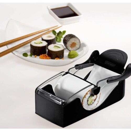 1Set Magic Sushi Roll Maker DIY Rice Roller Mold Perfect Cutter Easy Sushi Making Machine Kitchen Gadget