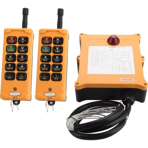 YNieDer 10 channel 2 Speed 2 Transmitter Hoist Crane Truck Radio Remote Control System Controller Tell us the voltage XH00048