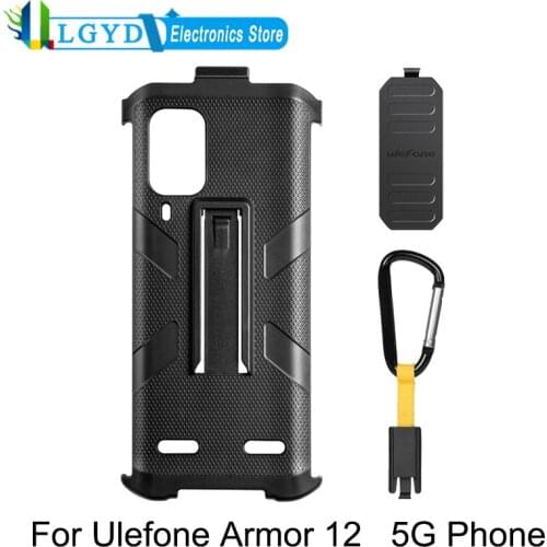 For Ulefone Armor 12 5G Rugged Phone, Multifunctional TPU + PC Protective Case with Back Clip & Carabiner