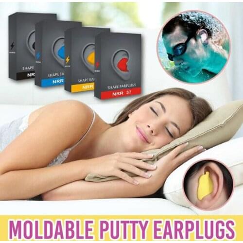 1 Pair Comfort Soft Foam Ear Plugs Tapered Travel Sleep Noise Reduction Prevention Earplugs Sound Insulation Ear Protection