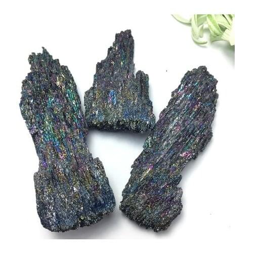 1pc Colorful Natural Seven Color Rainbow Stone Mineral Specimen Crystal Rock Stones Original Specimen Cluster Collection Stone