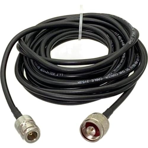 1pcs RG58 N Male Plug to N Female Jack Connector RF Coaxial Pigtail Jumper Cable New 6inch~50M