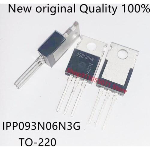 10PCS/LOT 093N06N IPP093N06N3G TO-220 60V 50A New spot hot sale