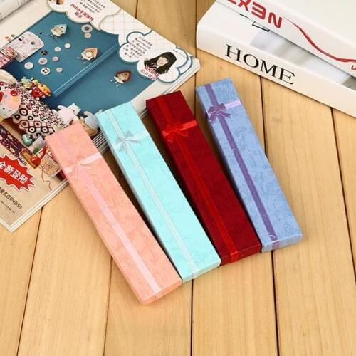 Hot fashion 24pcs/lot Mini Necklace Organizer Holder Jewelry Storage Box Jewellery Display Pendant Gift Packaging Present Case