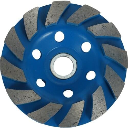 100MM 4Inch Diamond Agglomerate Bowl Grinding Disc Grinding and Polishing Emery Grinding Disc for Cutting Stone Concrete