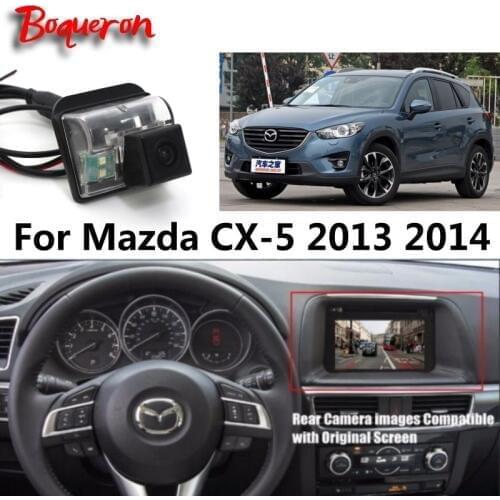 Car Rearview Camera Connect Original Screen For Mazda CX5 CX-5 CX 5 2013 2014 Reverse Backup Camera RCA Adapter Connector