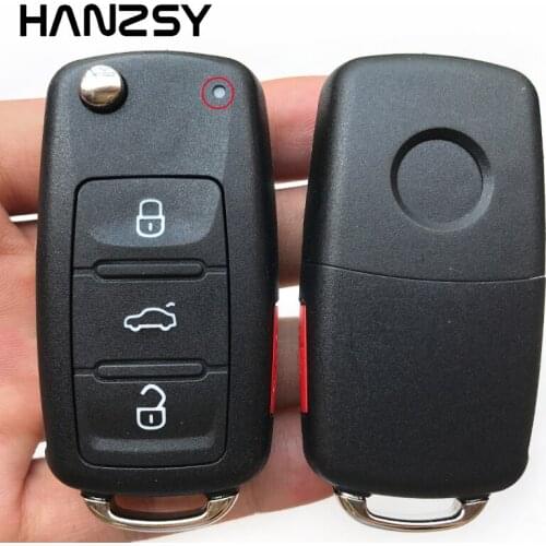 3+1/4 Buttons Remote key Case For VW VolksWagen Polo Golf Octavia Seat Passat Beetle Passat Replacement Car key shell Fob Cover