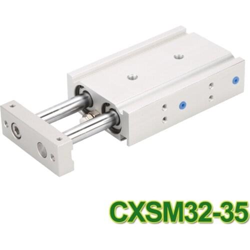 CXSM32-35 High quality double acting dual rod piston air pneumatic cylinder CXSM 32-35 32mm bore 35mm stroke with slide bearing