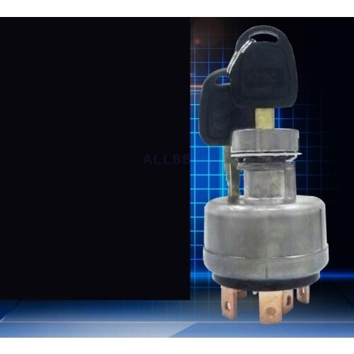 For Daewoo Doosan DH220-5 225-7 300 Excavator Ignition switch electric door lock key start Excavator Accessories