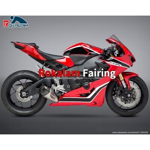 For Honda CBR1000RR 2017 2018 CBR 1000RR 17 18 CBR1000 RR Motorbike Shell Motorcycle Black Red Fairing Kit (Injection Molding)