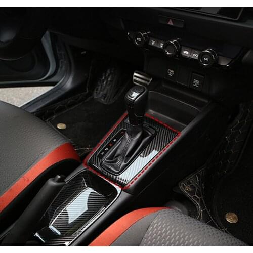For Honda Fit Jazz GR 2020 2021 Luxury material short plushesse Gearbox panel handle Decorative covers Sports Car Accessories