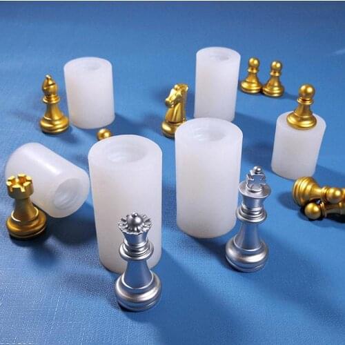 Creative 3D International Chess Silicone Mold Candles Home Gifts Supplies Decor Decor Birthday Party Candles R3O6