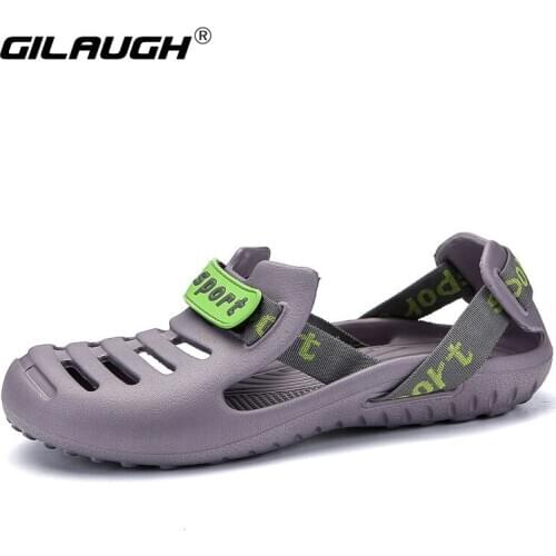 Summer 2021 New Sandals for Men Outdoor Barefoot Beach Sport Shoes Aqua Slippers Designer Quick-Drying Water Shoes Garden Sandal
