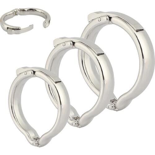 Male Circumcision Ring Glans Rings Metal Foreskin Correction Penis Ring Man Delay Ejaculation Lock Cockrings Sex Toys Adjustable