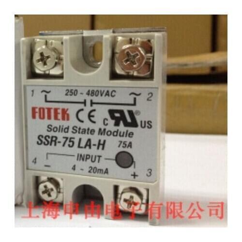 Original Taiwans FOTEK solid state relay / thyristor module SSR-75LA-H