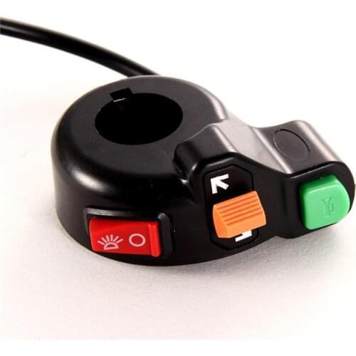 Universal 7/8'' Motorcycle ATV Bike Horn Start On Off Button Kill Switch