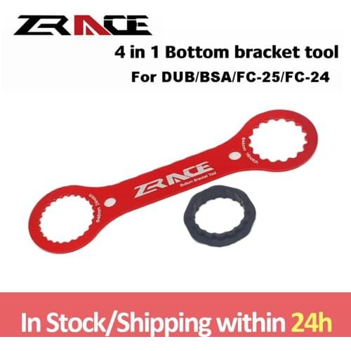ZRACE 4 in 1Cycling Bottom Bracket Wrench Tool MTB Road Bicycle BB Repair Tools for SRAM DUB, SHIMANO BSA / FC-25 / FC-24