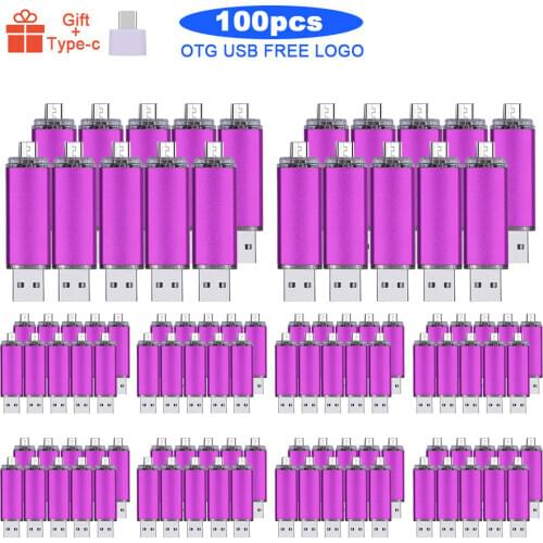 100pcs/lot Personalize logo USB2.0 Flash Drive OTG Pen Drive 128gb 64gb Usb Stick 32gb 4gb Pen drive Flash Disk For photography