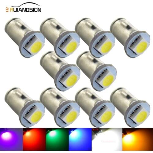 10X BA7S 5050 1SMD LED Car Auto Side Wedge Dashboard Light Bulb Lamp White 12V Blue Pink Green Red Yellow