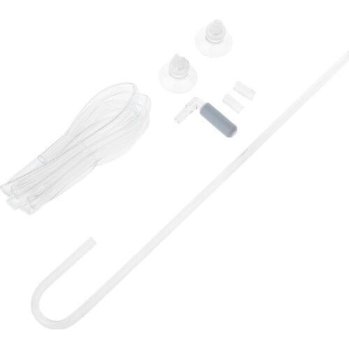 Aquarium CO2 System Diffuser 360 Degrees Check Valve Arcylic Tube with Suction