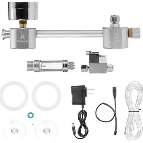 Aquarium Equipment DIY CO2 Generator System Kit CO2 Generator System with Solenoid Valve Bubble Counter Check Carbon Dioxide