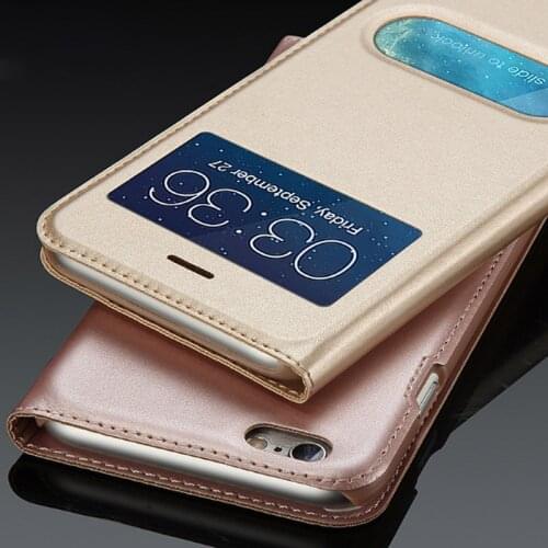 PU Leather Case For iPhone X 6 6s 7 8 Plus Multi Card Holders Case Cover For iPhone 8 7 6 6s Plus X Phone Shells Double Skylight