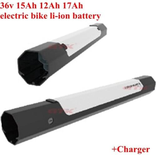 36v 15Ah 12Ah electric bike li-ion 36v 10Ah 17Ah ebike lithium battery nan hai case for bbs motor 500w 350w + 2A charger