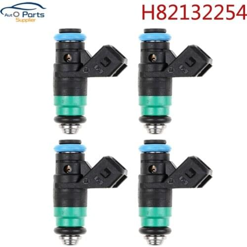 New 4pcs H82132254 Fuel Injector For Renault Logan Duster Sandero Injectors Genuine Fuel Replacement Injection Flow Match