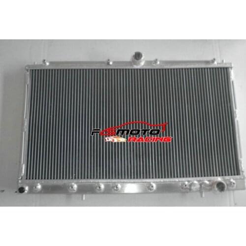 Full Aluminum Radiator Cooling for MITSUBISHI 3000GT SL/VR-4/SPYDER SL/SPYDER VR-4 3.0L 6G72/6G72-T TURBO 1991-1999