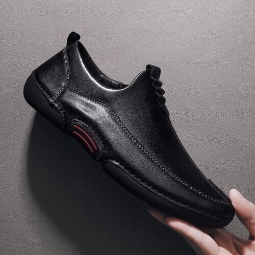 Men Casual Shoes Lace-up Basic Breathable and Waterproof Male Casual Sneakers Flats Fashion White Sneakers Men Shoes