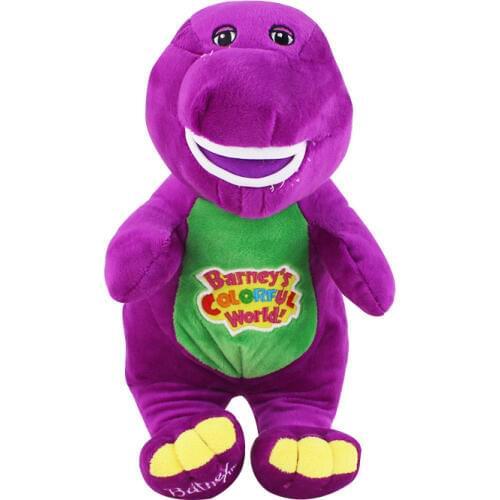 28cm Hot Sale Singing Friends Dinosaur Barney I LOVE YOU Plush Doll Toy Christmas Gift For Children