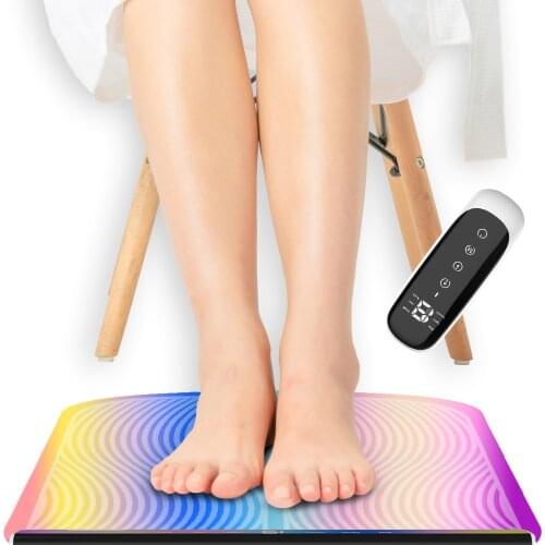Foot Massager Wireless Walking Massage Pad Muscle Blood Circulation Acupoint Stimulation Health EMS Intelligent Pedicure Entire