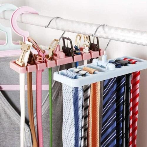Multifunctional Necktie Storage Rack Scarf Rack Tie Holder Household Storage Belt Rack Tie Belt Hanger Closet Organizer