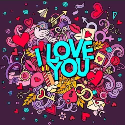 5D DIY Poured Glue Diamond Painting Kits Scalloped Edge Unique Handcraft Gift Home Wall Decoration Soft Canvas