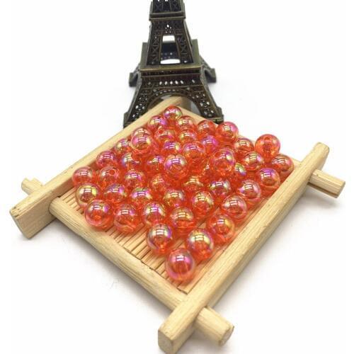 New 8mm 50pcs AB Round Spacer Loose Beads DIY Jewelry Making Necklace Bracelet Earring Accessories#03