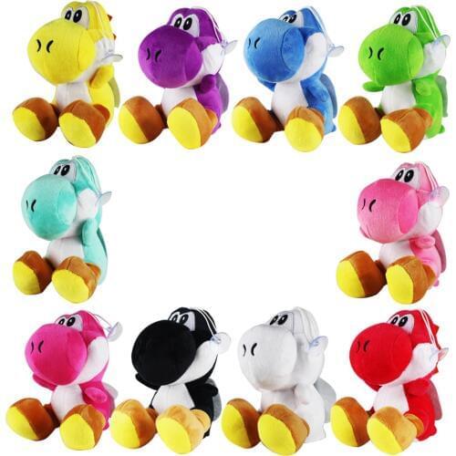 18cm Plush Dragon Animals Toys Green Yellow Blue Soft Plush keychain Pendant Doll Stuffed Dolls